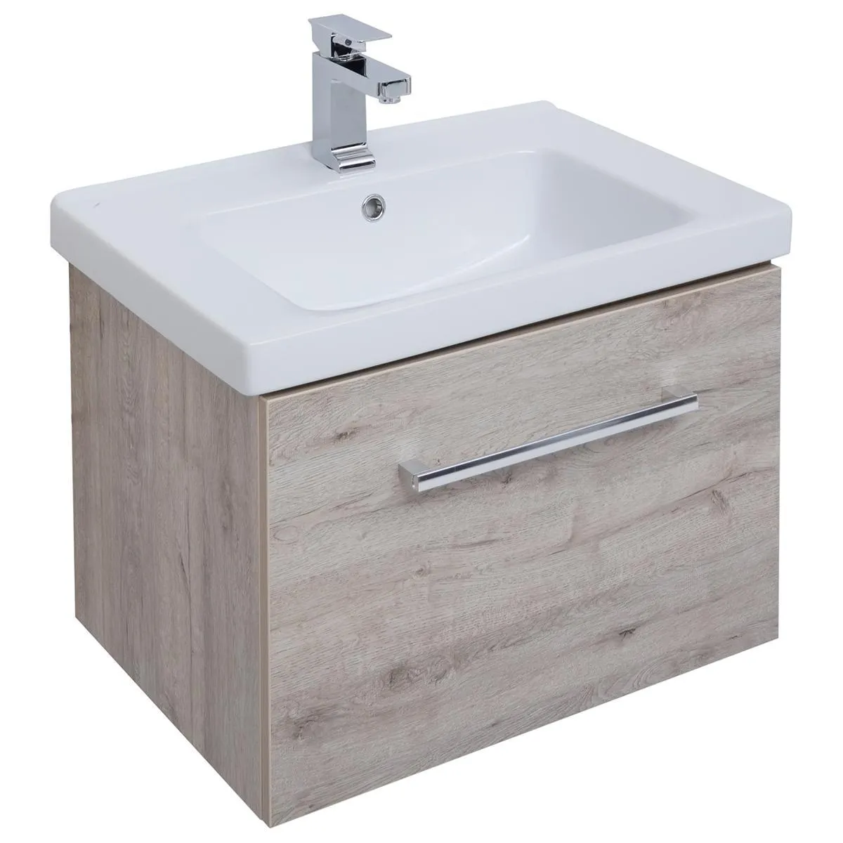 Тумба под раковину подвесная Dreja Big Inn 65 см, дуб кантри