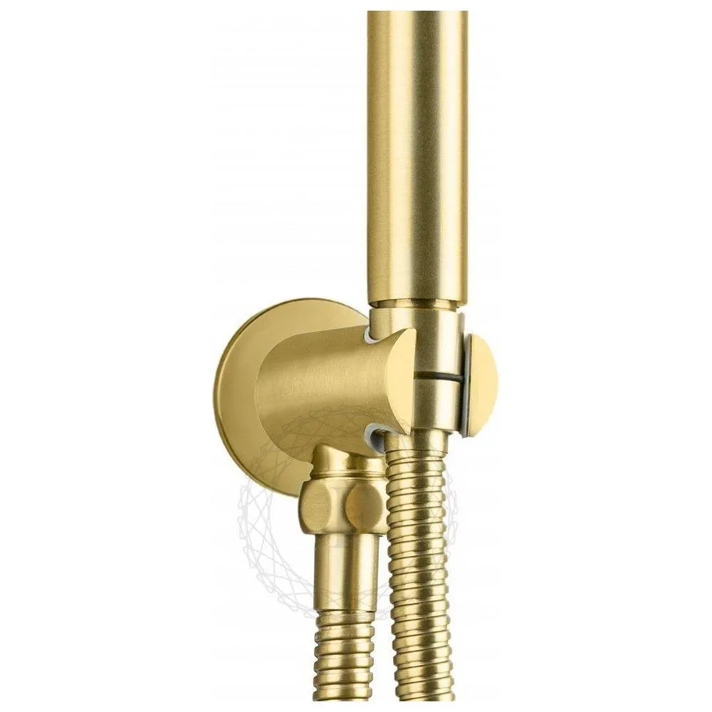 Душевая система встраиваемая FILARETE Roun FL1024MG, матовое золото