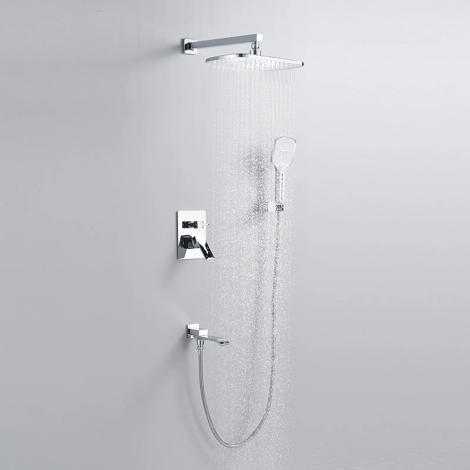 Душевая система встраиваемая Shevanik S4035, хром