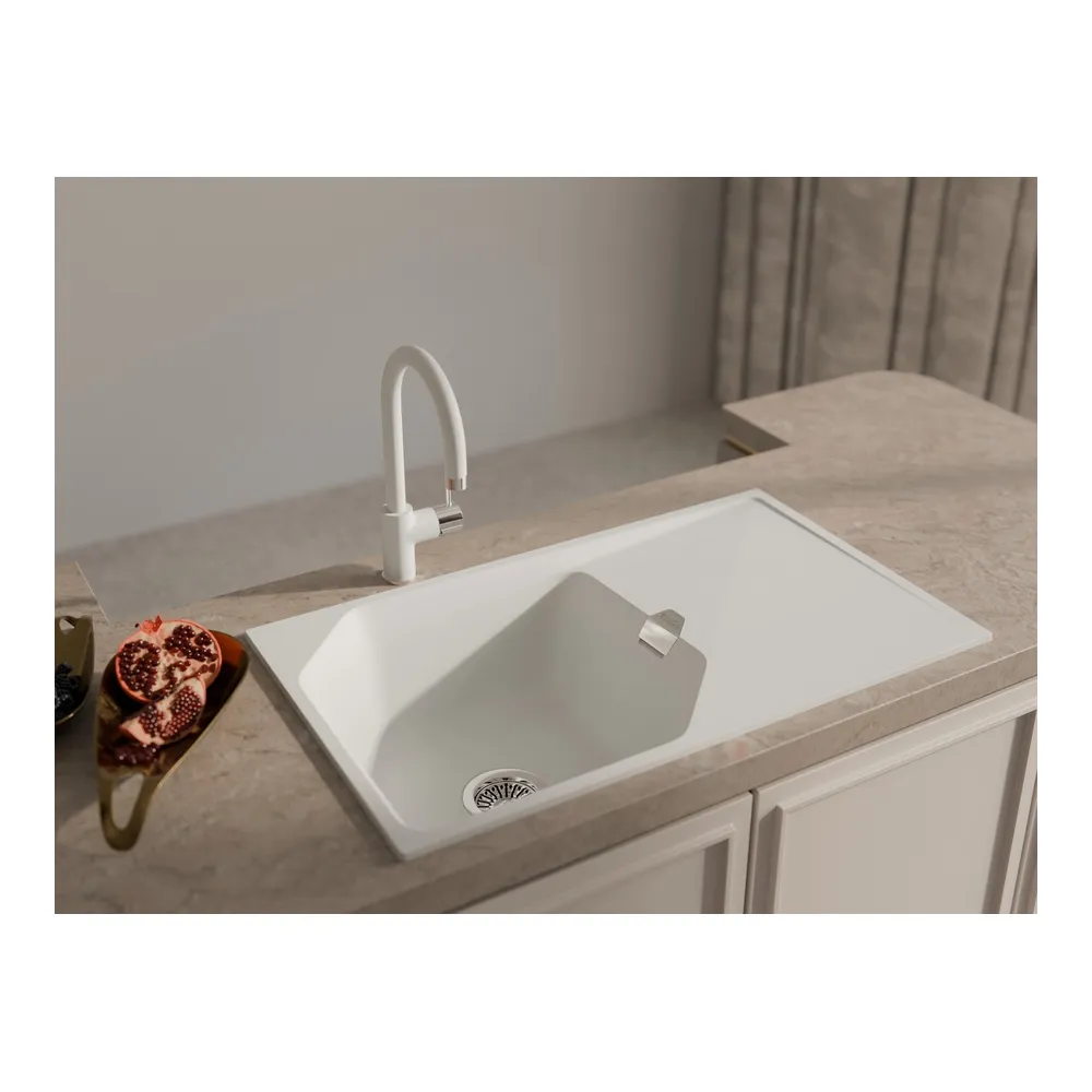 Кухонная мойка Rivelato LOCUS LS-85, иней