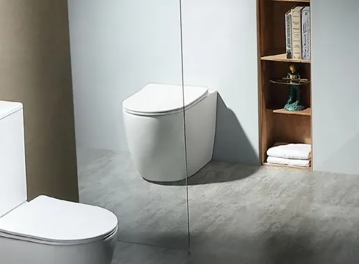 Унитаз напольный Aquatek Европа AQ1902-00 безободковый, тонкое сиденье с механизмом плавного закрывания