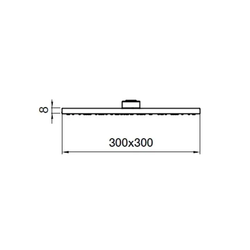 Верхний душ Webert AC1013560BRASS, черный