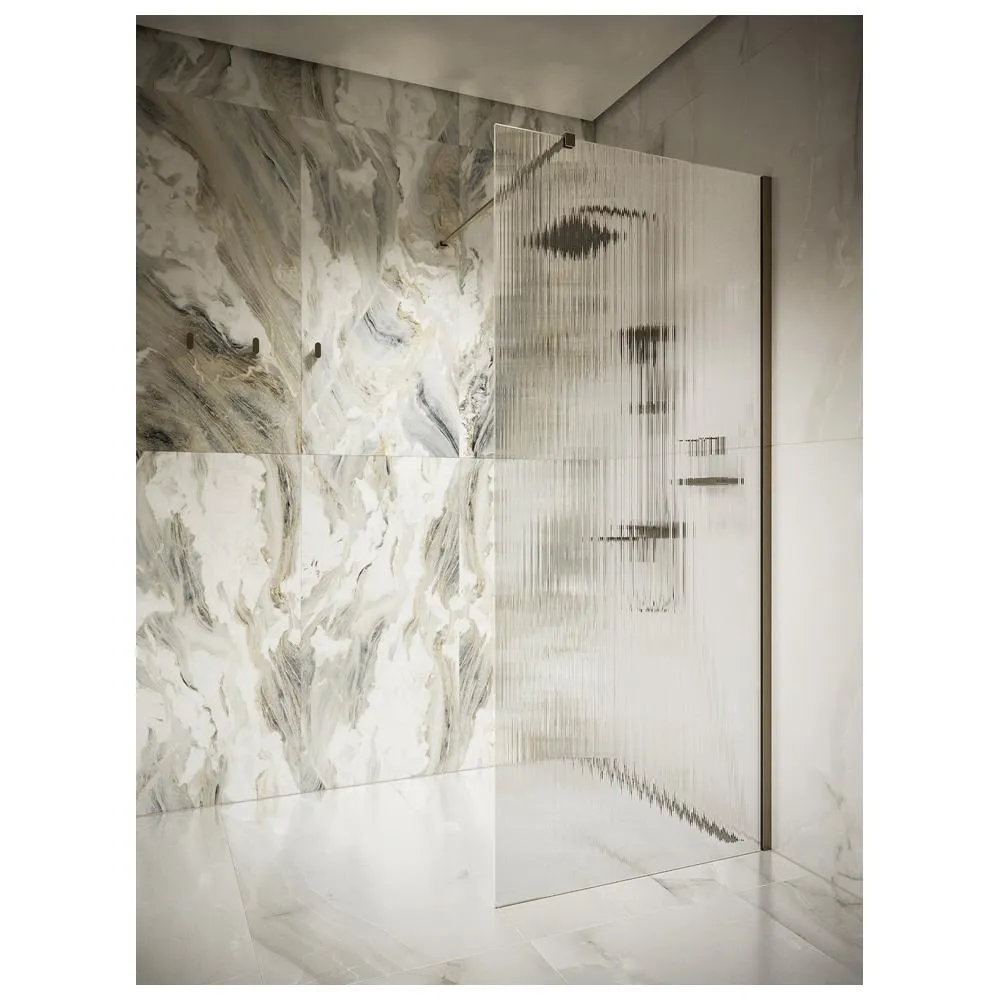 Душевая перегородка Knotlor WI090CG1GM 90х200, оружейная сталь