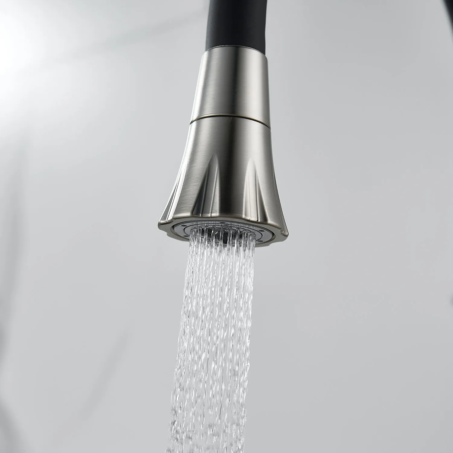 Смеситель для кухни с гибким изливом Raffine F303L-3, сатин