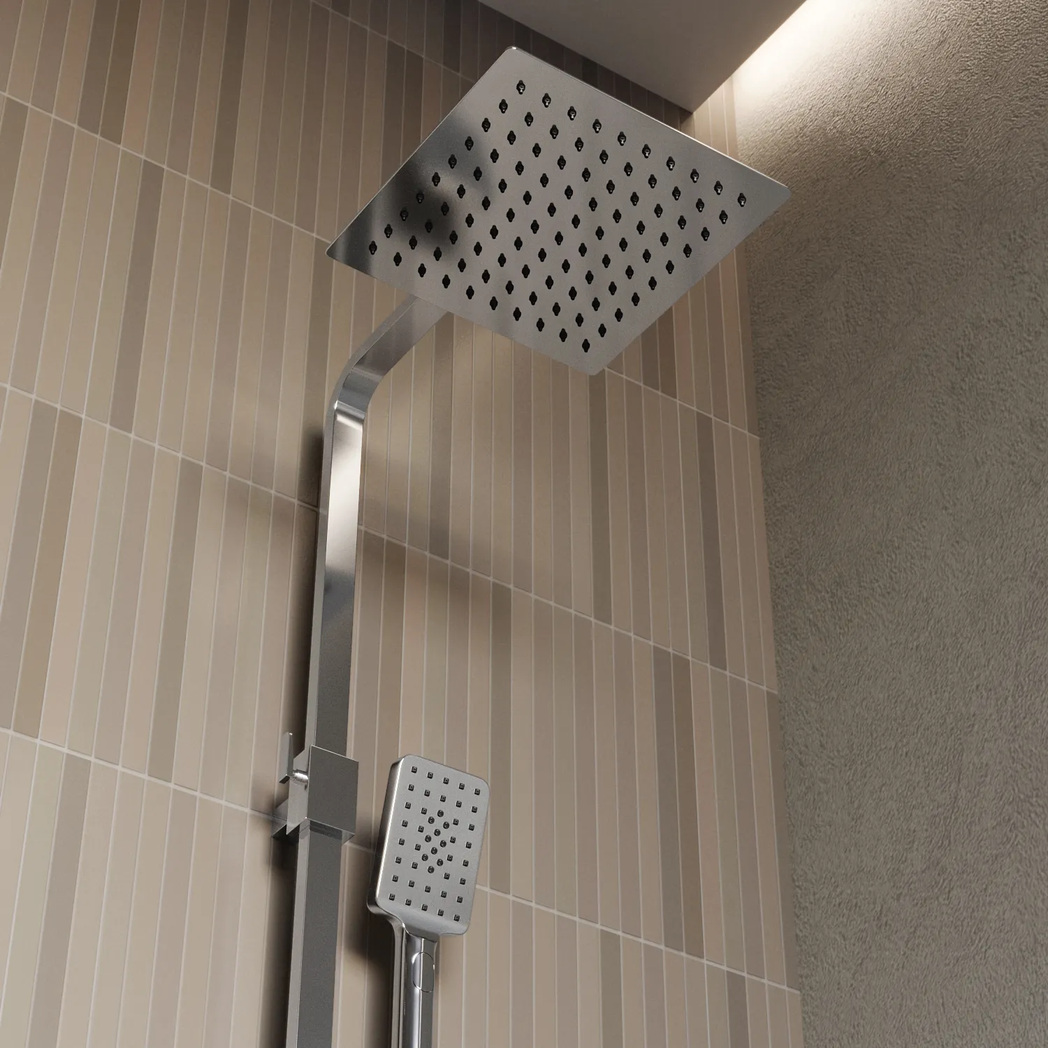 Душевая стойка BelBagno Luce, хром (LUC-VSCM-CRM)
