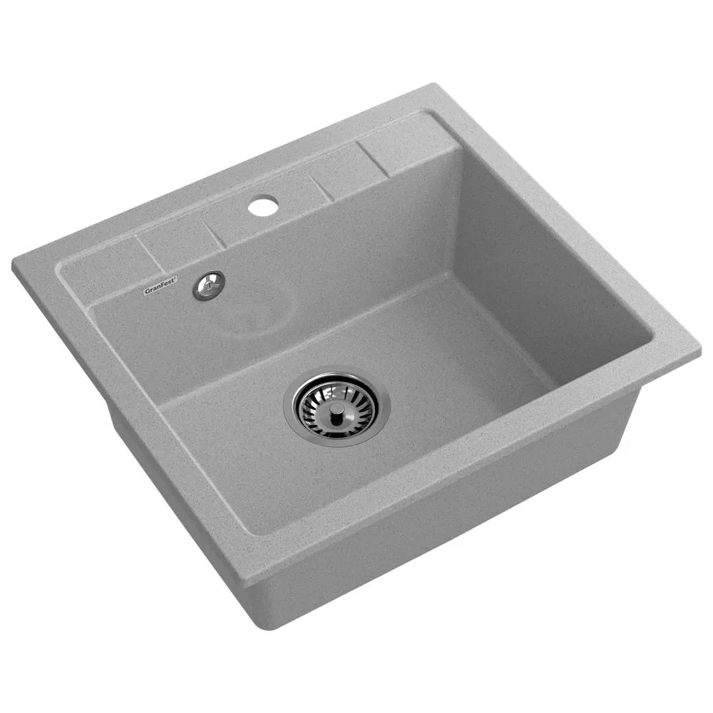 Кухонная мойка GranFest QUADRO 561, серый