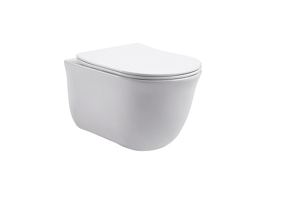 AQ1112-00 AQUATEK КЛАССИК Унитаз подвесной компакт безободковый 490*365*340