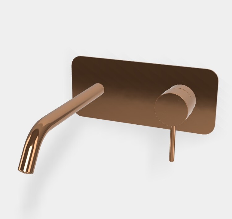 Смеситель для раковины Fima Carlo Frattini Spillo Up, бронза брашированная янтарная (F3051WLX5ZS)