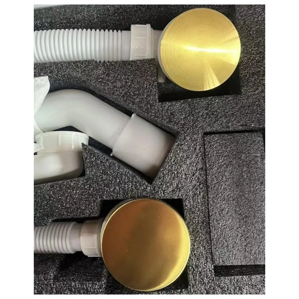 Слив-перелив (автомат) Grocenberg GB230GL, брашированное золото