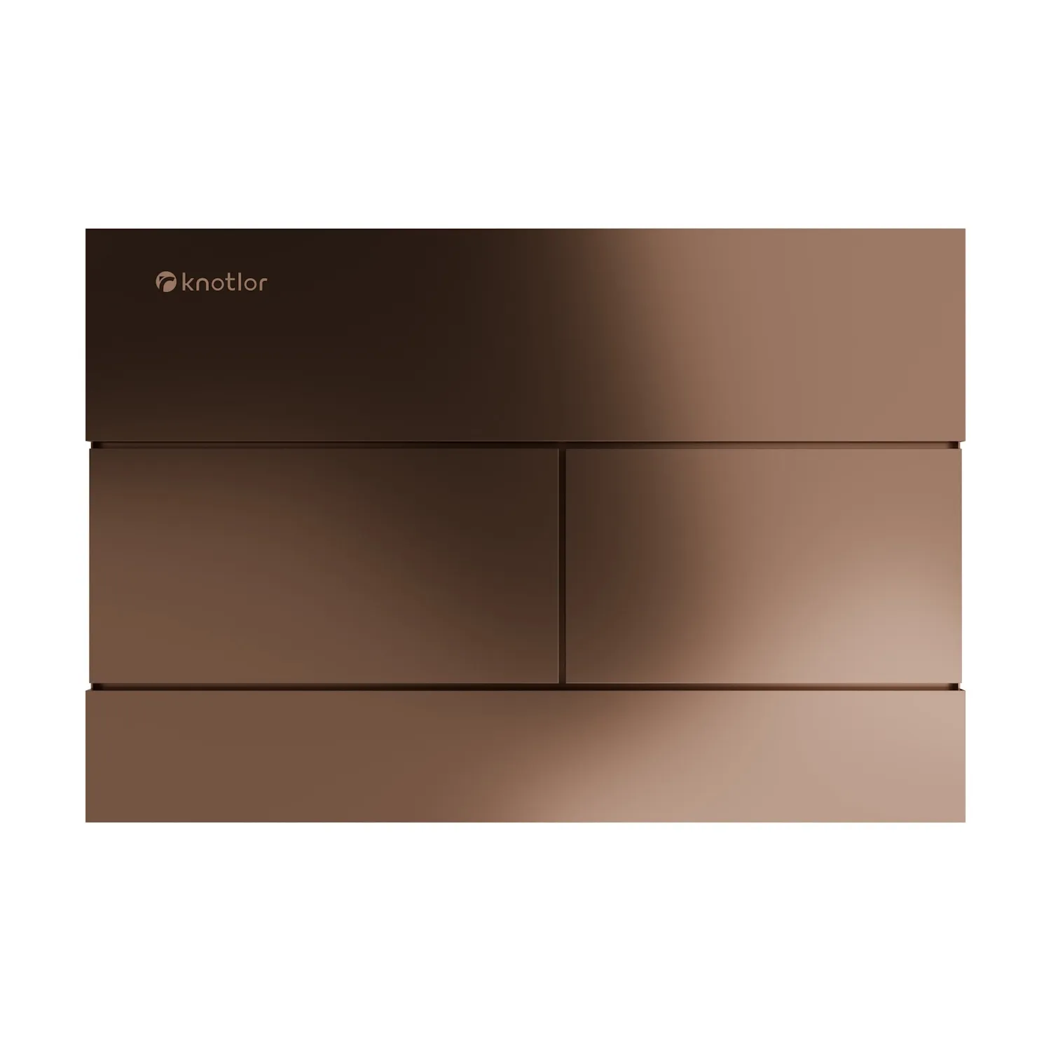 Клавиша смыва KNOTLOR BIS103RB, бронза