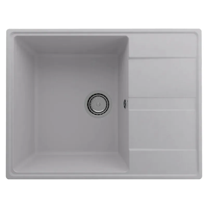 Кухонная мойка Ulgran Quartz Prima 650-04, платина