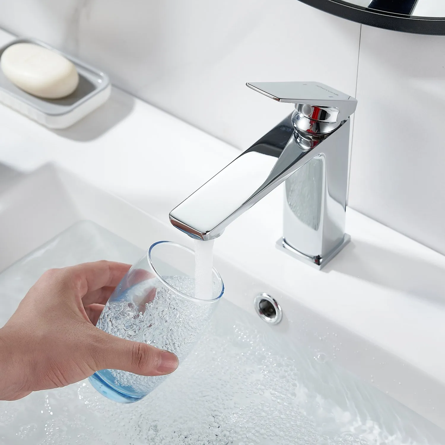 Смеситель для раковины Shevanik S8901-1, хром