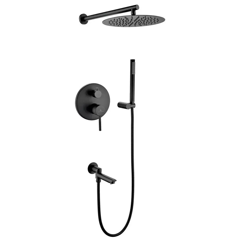 Душевая система встраиваемая Grocenberg GB5099BL-1, черный