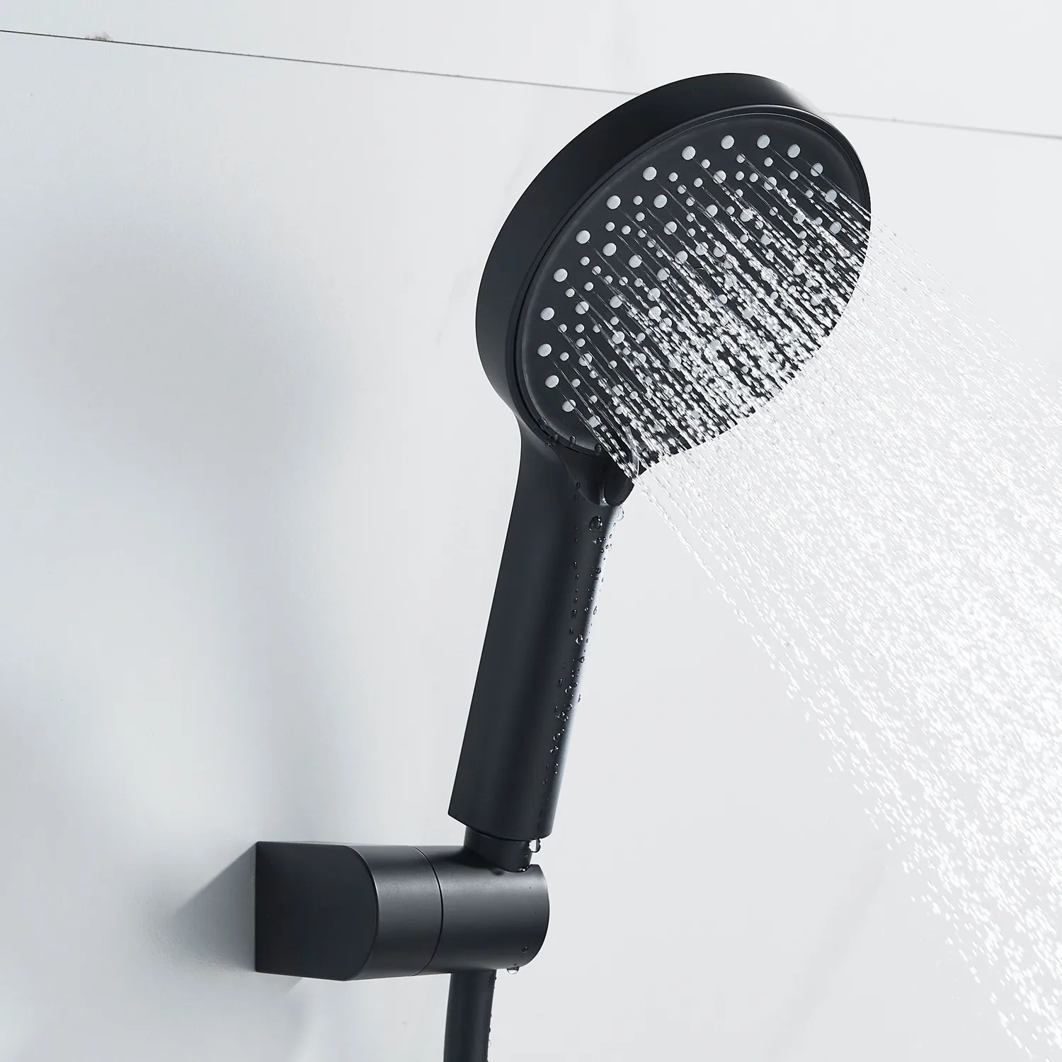 Смеситель для душа Shevanik S4716H, черный