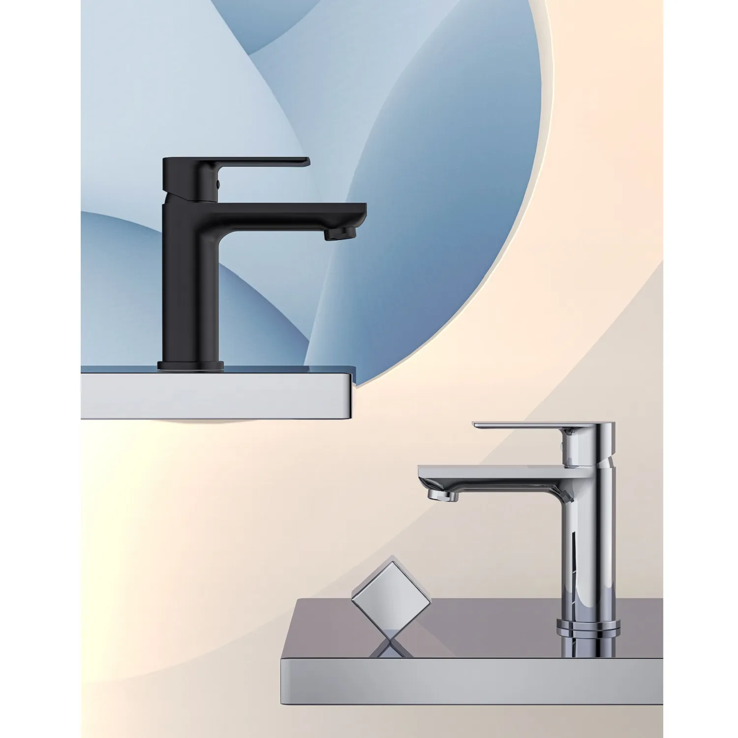 Смеситель для раковины Splenka S05.10.06, черный
