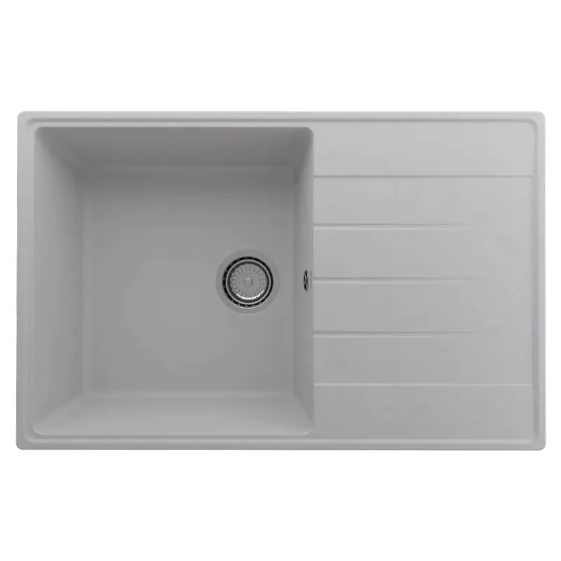 Кухонная мойка Ulgran Quartz Prima 780-04, платина