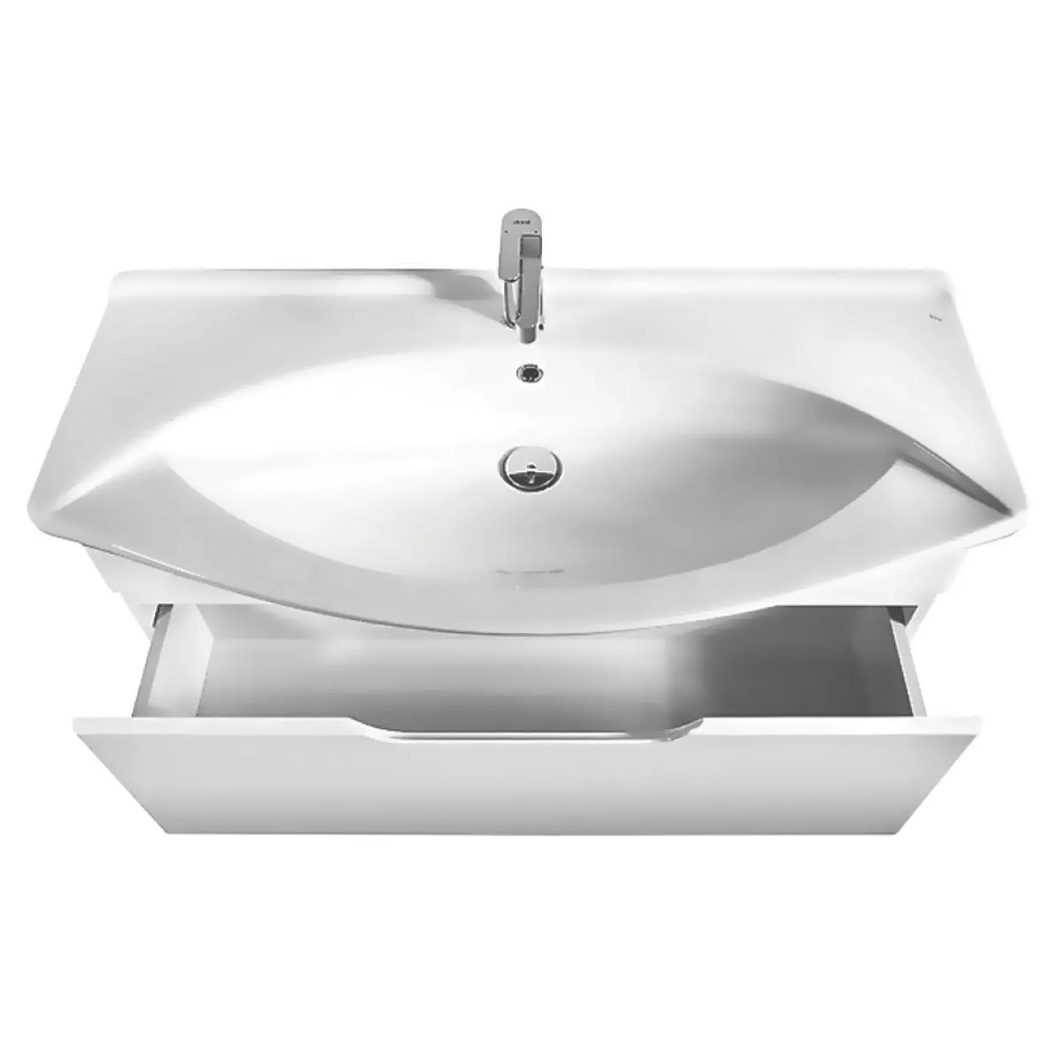 Тумба под раковину подвесная Dreja Laguna 75 см, белый