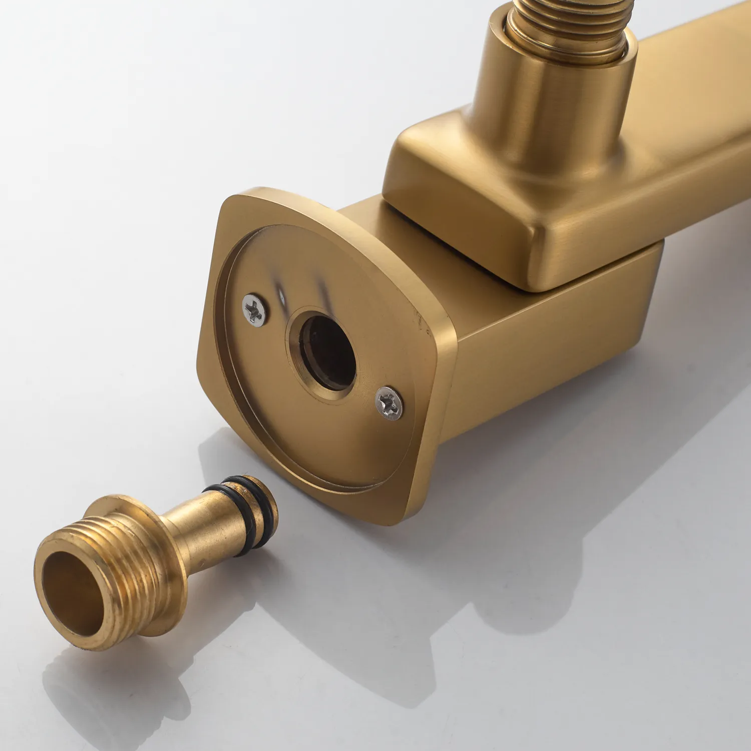 Душевая система встраиваемая Shevanik S9935G, золотой сатин