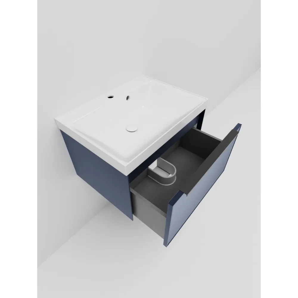 Тумба под раковину подвесная La Fenice SIMPLA FNC-01-SIM-BG-60, синяя