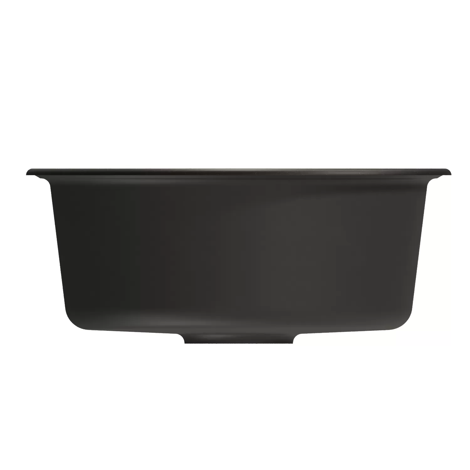 Мойкa MIXLINE ML-GM09 круглая  ультра-черная  (344) 510 мм (глуб. чаши 190) NEW (551805)