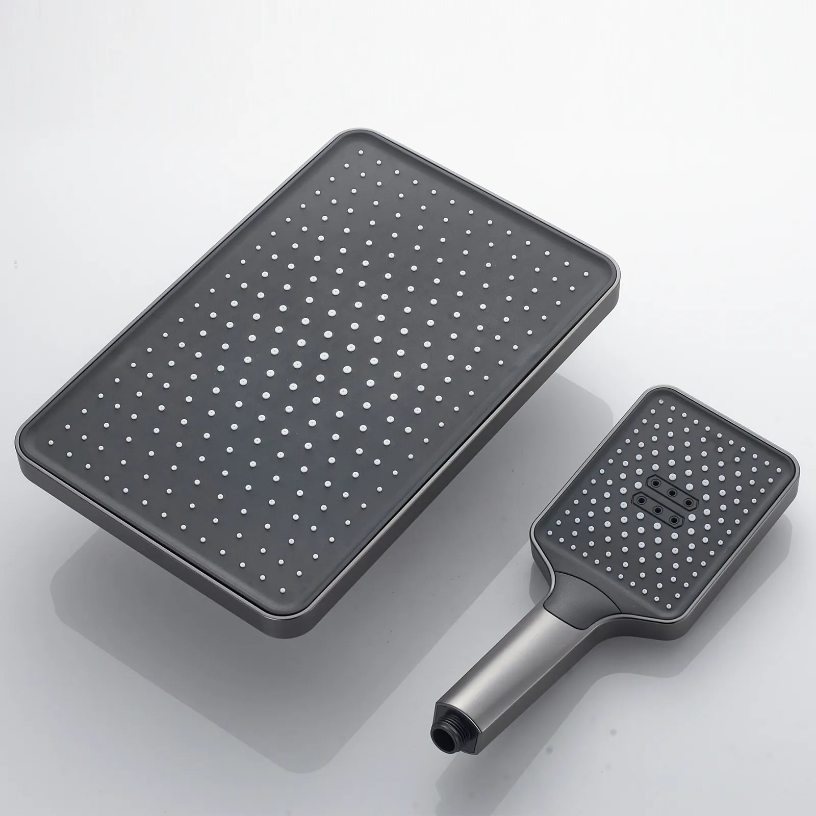 Душевая система Shevanik S4636T, оружейная сталь