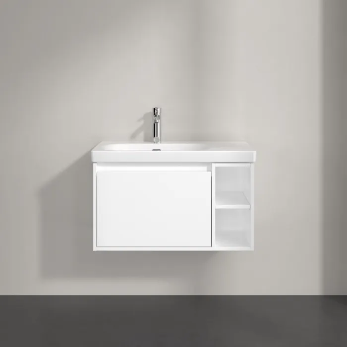 Тумба под раковину Villeroy & Boch Skyla, 1 выдвижной ящик 772х436x439, Brilliant White (C78800VE)