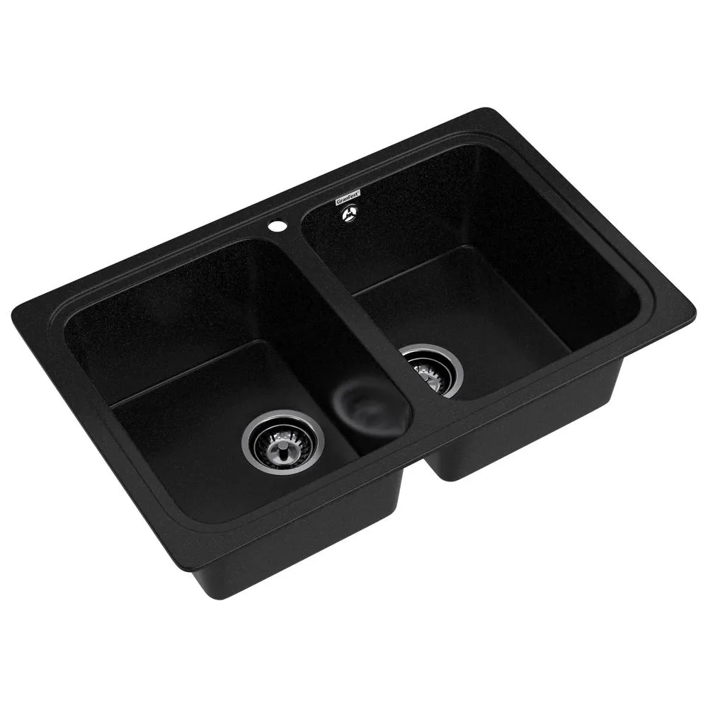 Кухонная мойка GranFest STANDART 780K, черный