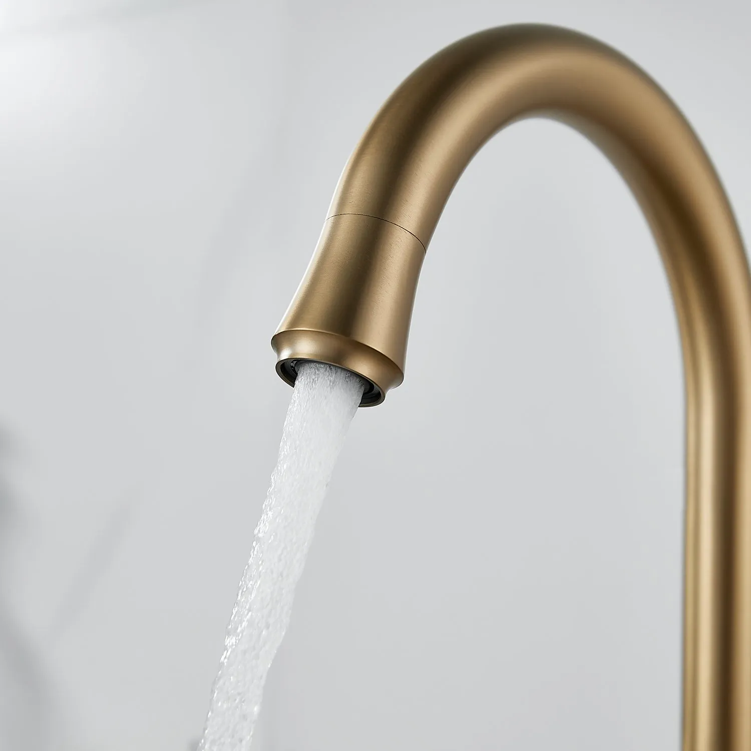 Смеситель для кухни Raffine F103G, золотой сатин