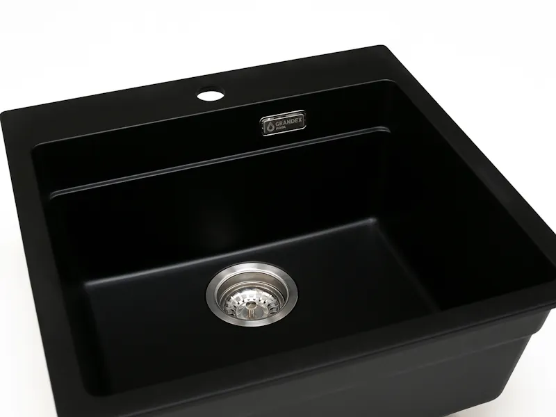 Кухонная мойка Grandex Aqua Comfort 500404, черный