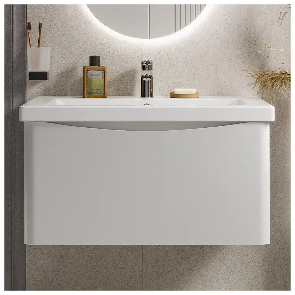 Тумба с раковиной подвесная VIGO Glem  337-com, 80 см