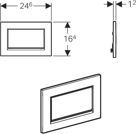 Кнопка для инсталляции Geberit Sigma 30 (белый) (115.893.KJ.1)