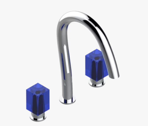 Смеситель для раковины THG Beyond Crystal -Blue crystal, хром (U6K A02 151M)