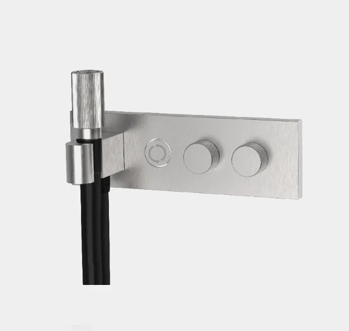 Смеситель для душа Fima Carlo Frattini Switch ON, на 2 потребителя, нержавеющая сталь (F5979X2SINOX)