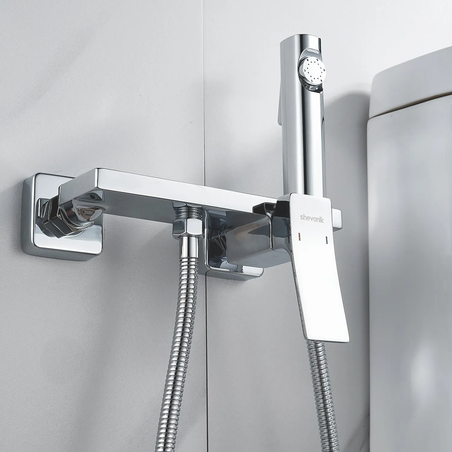 Гигиенический душ со смесителем Shevanik S6105-1, хром