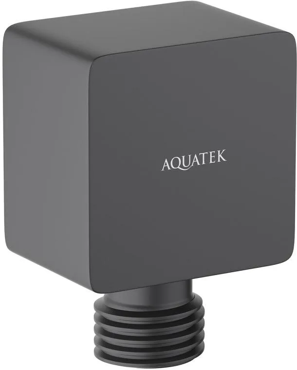 Шланговое подсоединение AQUATEK, матовый черный AQ2459MB