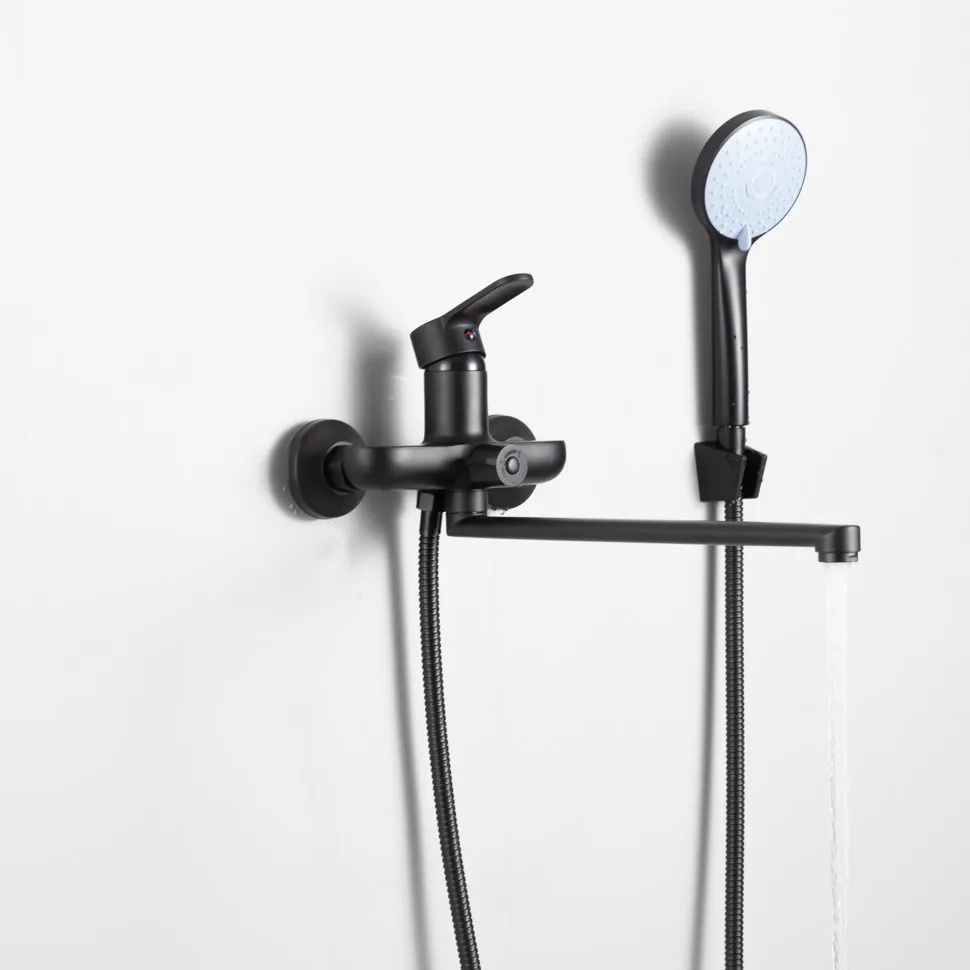 Смеситель для ванны FRUD R22157-6, черный