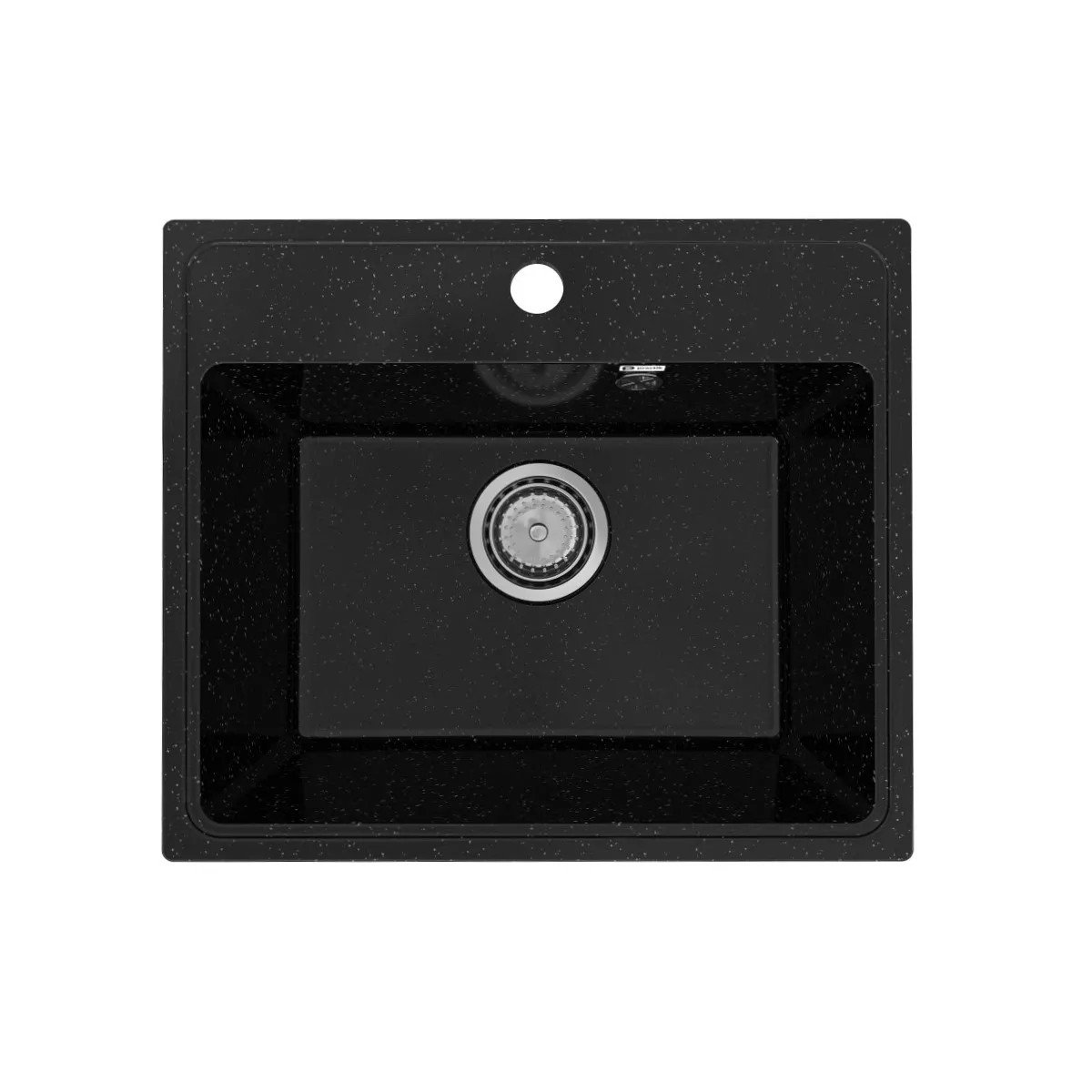 Кухонная мойка Practik PR-M-490-004 (без сифона), черный оникс