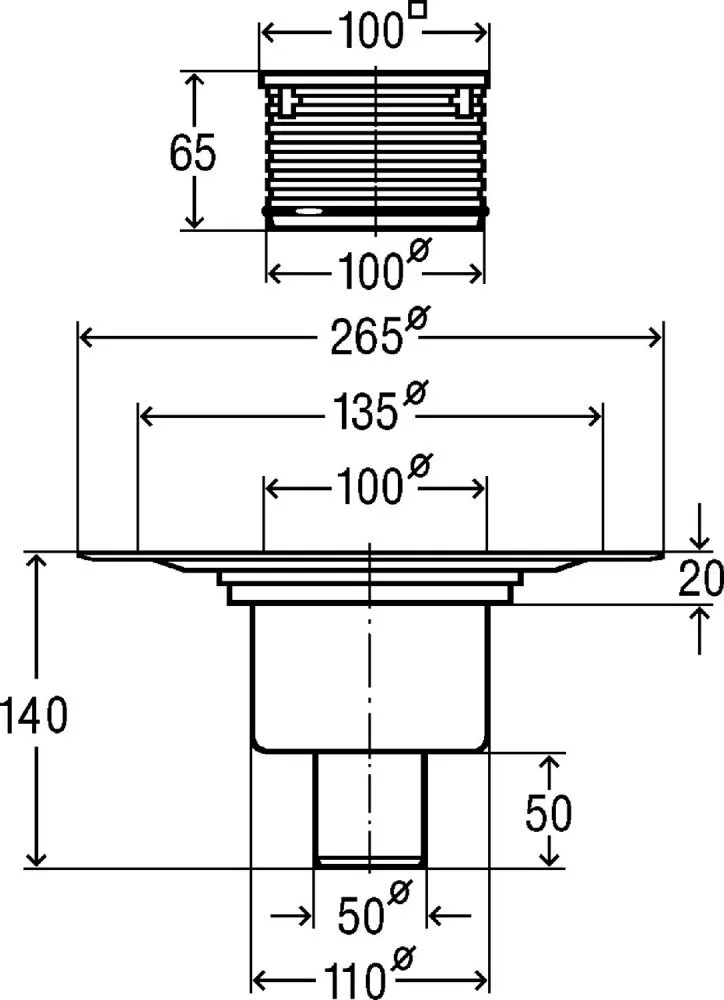 Душевой трап Viega Advantix (556914)