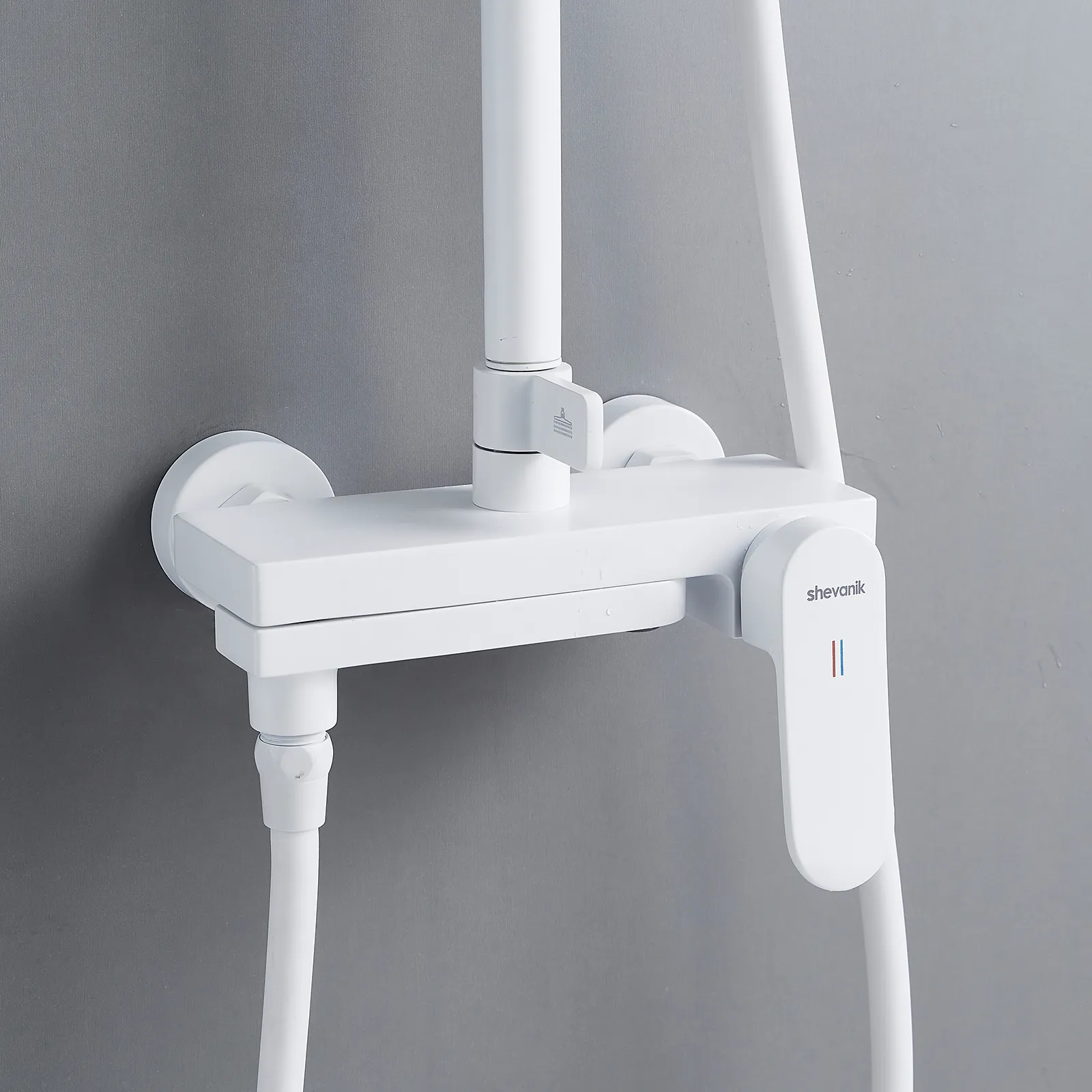 Душевая система Shevanik S4536C, белый