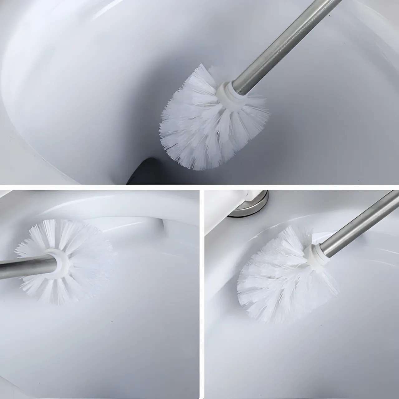 Ершик для унитаза напольный Maretti Alessia AS58N33, сатин