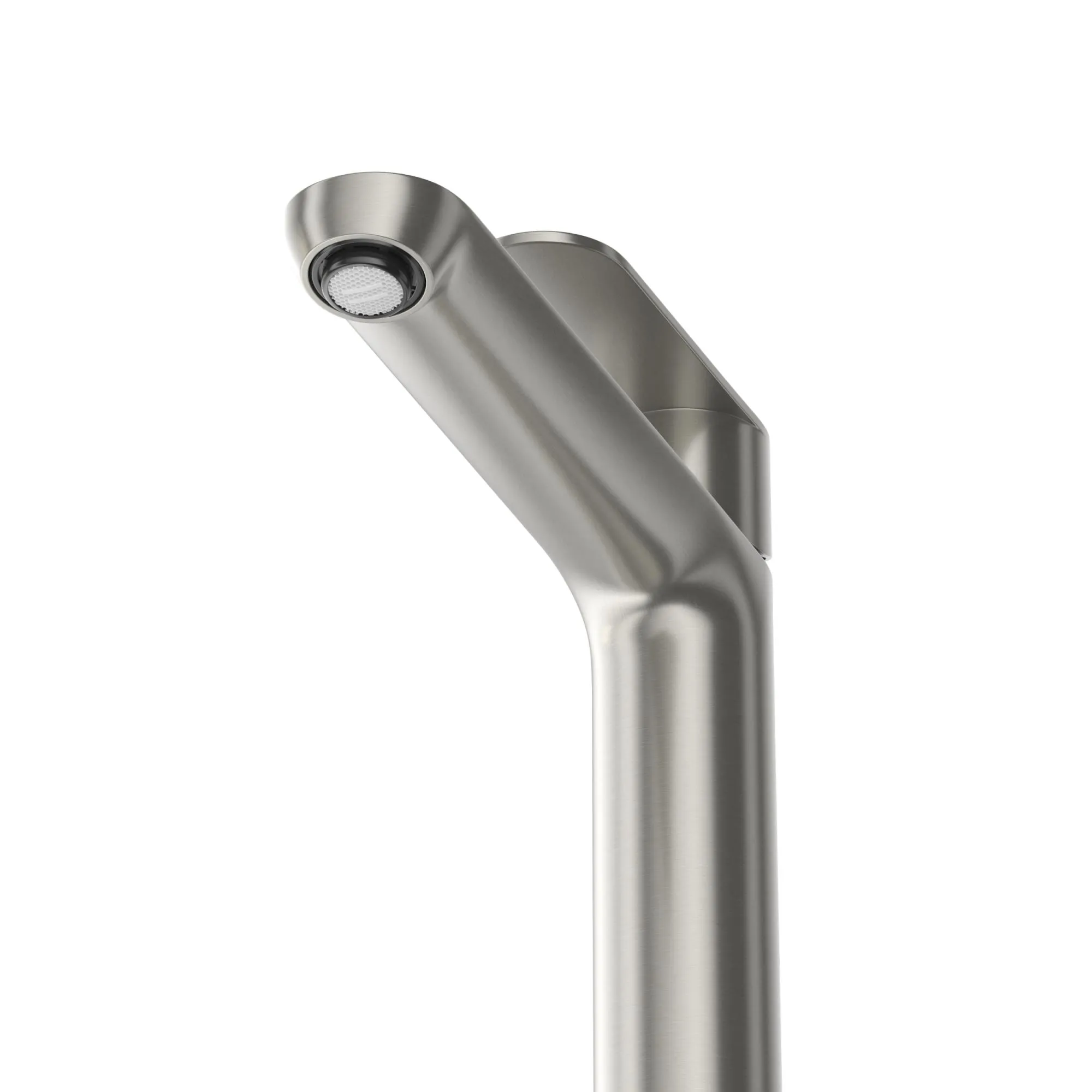 Смеситель для накладной раковины без донного клапана Cezares Stylus, сатин (STYLUS-LC-IN-W0)