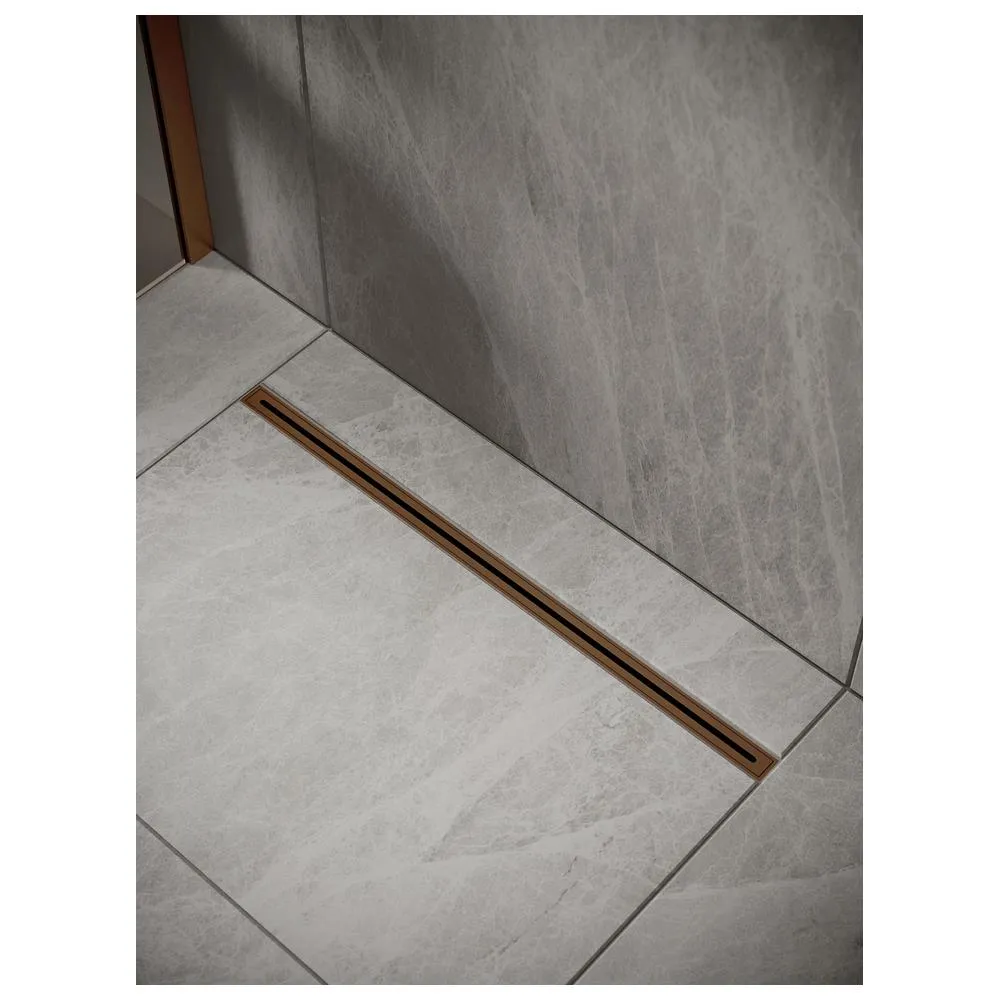 Душевой трап линейный (щелевой) Knotlor SDRS0600RB, бронза