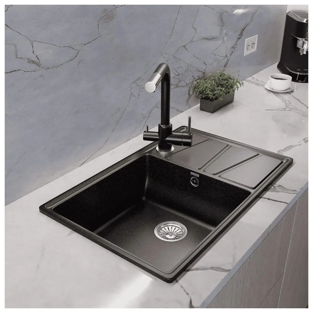 Кухонная мойка GranFest VERTEX 780L, черный