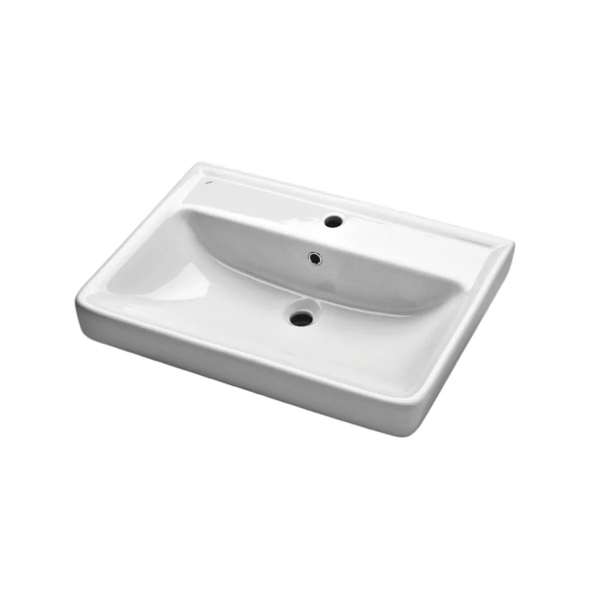 Тумба с раковиной подвесная Dreja Q Plus (D) 70 см, белый