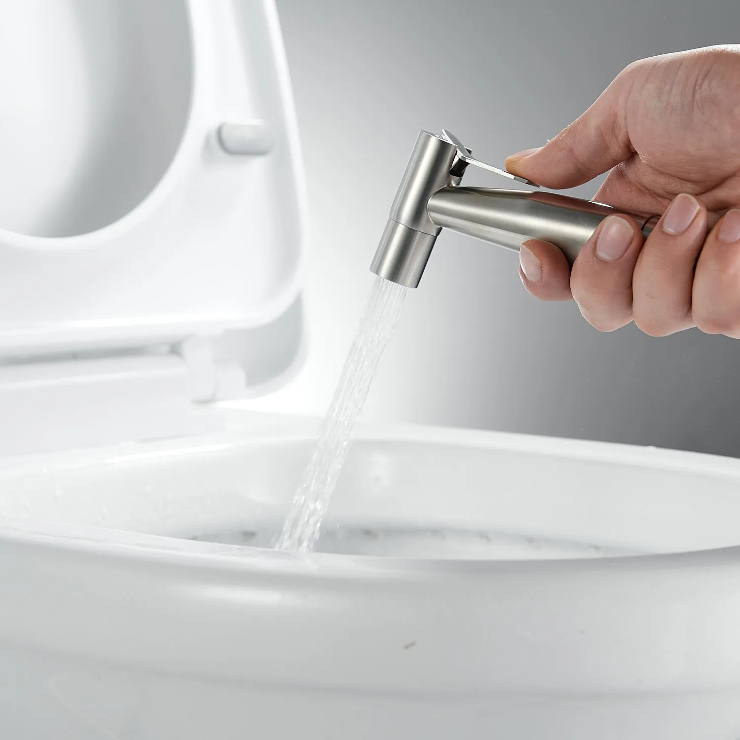 Гигиенический душ со смесителем Raffine F207L, сатин