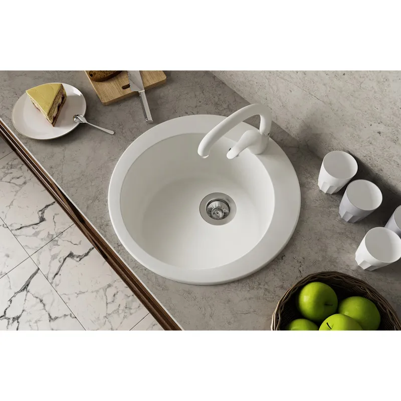 Кухонная мойка Dr. Gans ГАЛА 25.010.B0510.401, белый