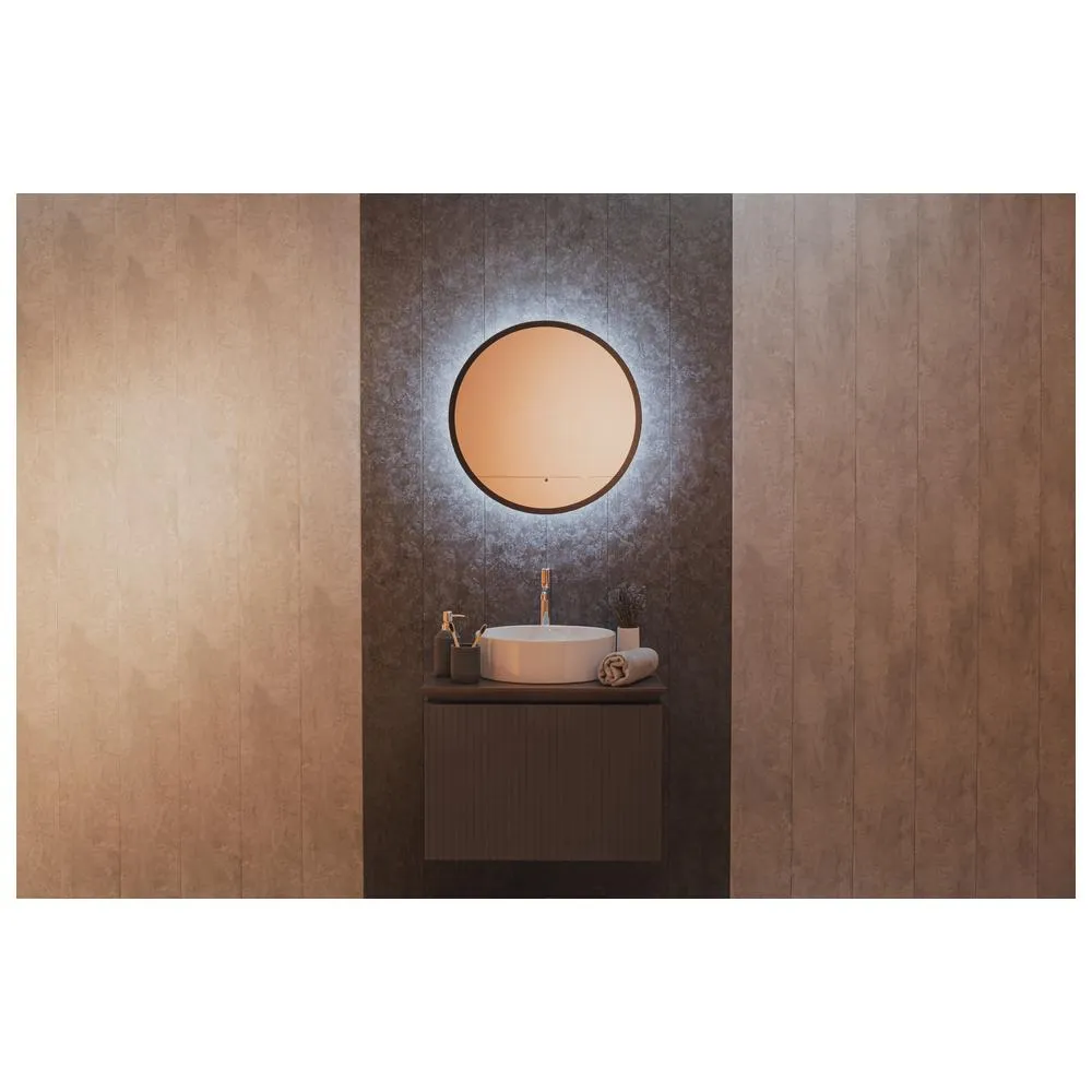 Зеркало Silver Mirrors Monaco-BLACK d600 (бесконтактный сенсор)