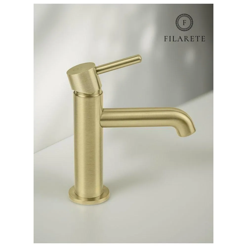 Смеситель для раковины FILARETE Roun FL5020MG, матовое золото