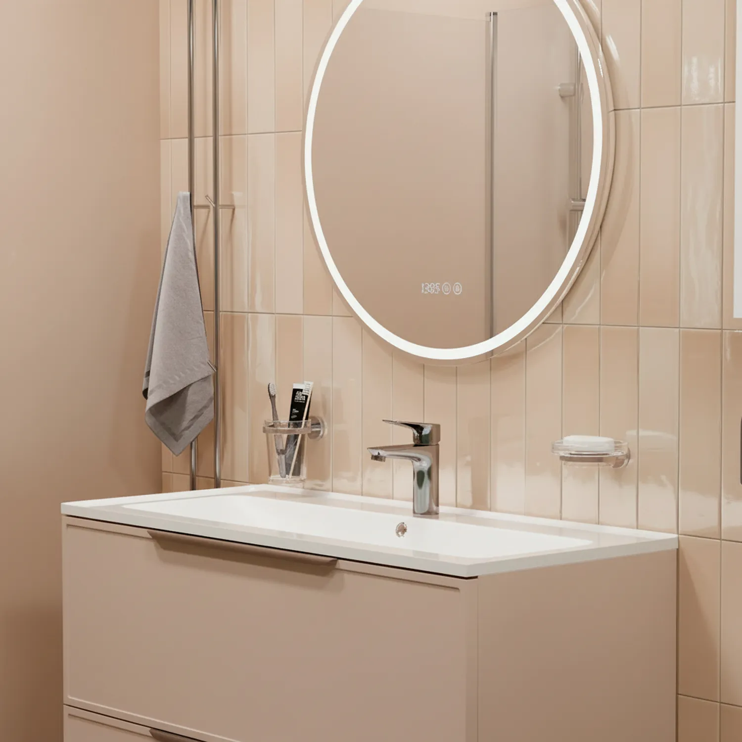 Смеситель для раковины 35k MIXLINE МЛ14-04 (ML14-04) б/отв п/гайку (без подводки) (556599)