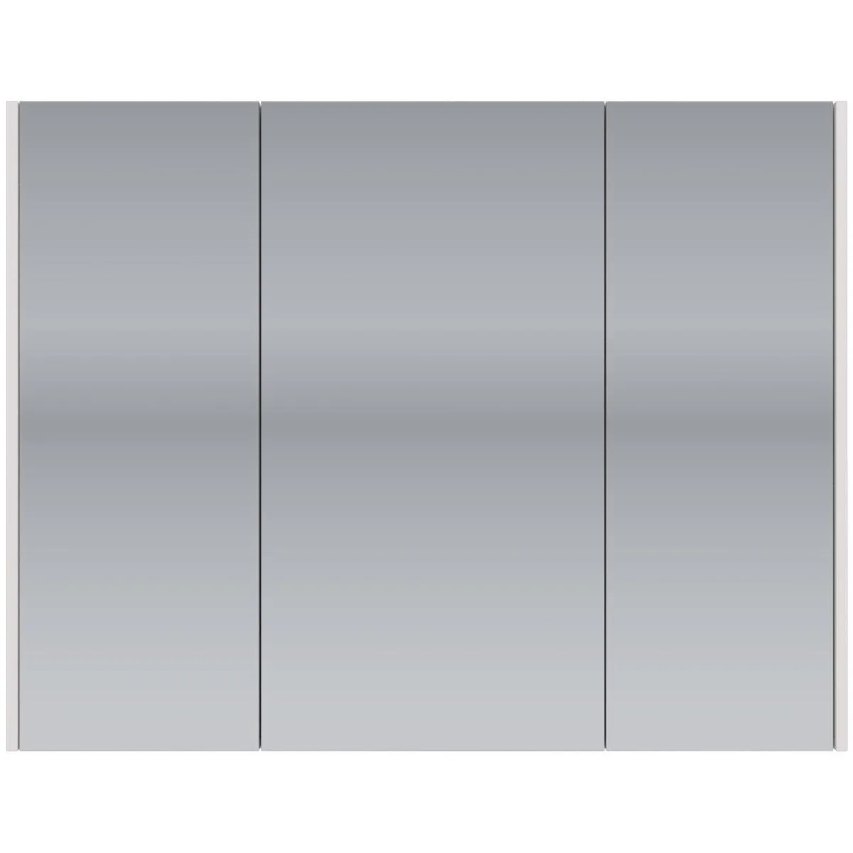 Зеркальный шкаф Dreja Prime 90 см, белый